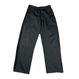 Nike Therma-Fit Sweatpants Mens Medium Black Grey‎ Adjustable Fleece Atheltic